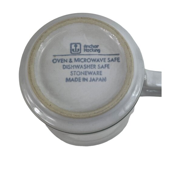 Anchor Hocking Homecoming Christmas Holly Stoneware Mug Cup - Picture 11 of 11